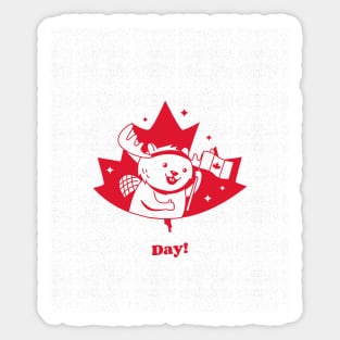 Celebrate Canada Day! Sticker